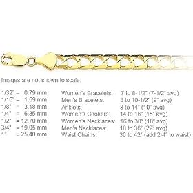 4.5mm square cuban gold chain available in necklace, bracelet and anklet... by Adylon