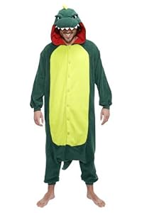 Sazac Dinosaur Kigurumi (Adults, Green)