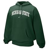 Nike Michigan State Spartans Green Arch Lettering Hoody Sweatshirt