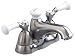 American Standard Collection Double-Handle Centerset Lavatory Faucet, Satin #2471S
