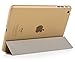 iXCC Apple iPad Mini / Mini 2 / Mini Retina / Mini 3 Smart Case Cover with Hard PC Back and Built-in Magnet for Auto Sleep / Wake Function - Gold