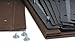 Pina Zangaro Potrero Slate Screwpost Binder, 14x11 Portrait (34441)