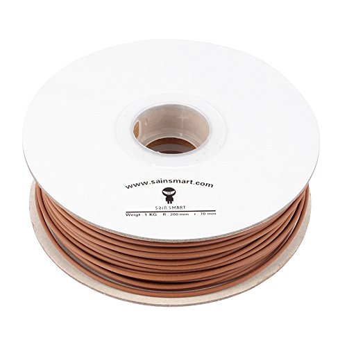SainSmart 3mm Wood 3D Printers Filament -1kg/2.2lbs (Dark Brown)
