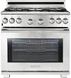 Electrolux ICON Professional : E36GF76HPS 36in Pro-Style Natural Gas Range with 6 Sealed Burners