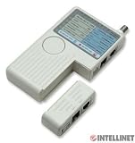 Intellinet 4-in-1 Cable Tester for Telephone, Network USB and BNC Cables