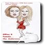 Londons Times Funny Panel Hollywood Cartoons - Gillian And Pamela Anderson, A Perfect Package - Mouse Pads