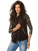 Bleu Marine Chaqueta Punto Rachel (Negro)