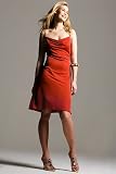 Red Short Jersey Dresses by Faviana