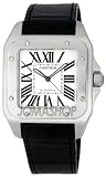 41bfAZNbN4L. SL160  Cartier Mens W20073X8 Blue Santos 100 XL Automatic Watch