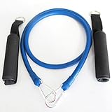 BestOfferBuy 40lbs Resistance Elastic Band Tube Workout Exercise Yoga Fitness Blue