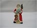 Traditional Christmas Cake Decoration - Santa wearing blue mitte