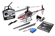 RC Hubschrauber mit Licht MJX R/C F-45 / F-645 rot 70cm 2.4GHz 4-Kanal RC Single Rotor Helicopter