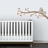 Koala Branch I Wall Decal Color: L.Beige / Charcoal / L.Brown / D.Orange