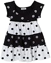 ZUNIE Girls 2-6x Tiered Dot Dress