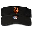VISOR HAT OFFICIAL MLB NEW YORK METS BLACK COTTON NEW