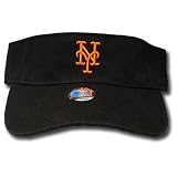 VISOR HAT OFFICIAL MLB NEW YORK METS BLACK COTTON NEW