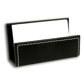 Rustic Genuine Leather Executive Business Card Holder