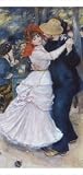 Dance at Bougival, 1882 by Pierre Auguste Renoir,17.9 in. x 38 in.