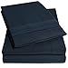 1500 Supreme Collection California King Sheet Sets Navy Blue - Luxury Hotel Bed Sheets and Pillowcase Set for California King Mattress - Extra Soft, Elastic Corner Straps, Deep Pocket Sheets Navy