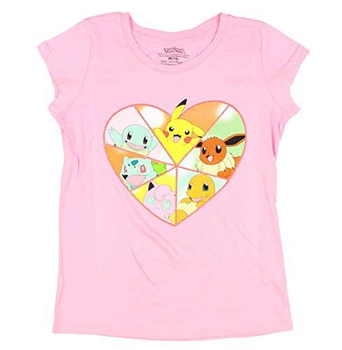 Pokemon Heart Girls Shirt 4-16