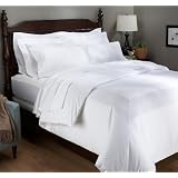 Pinzon 100% Egyptian Cotton 400-Thread Count Pleated Hem Duvet Set
