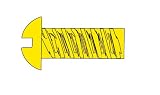 2 - 56 3 / 8 &acute; Round Head Machine Screw ( 5 ) - B000BRBZDI