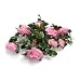 Light Pink Silk Rose Garland Wedding Flowers