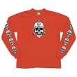 West Coast Choppers - WCC - Red Helmet Skull Long Sleeve Shirt