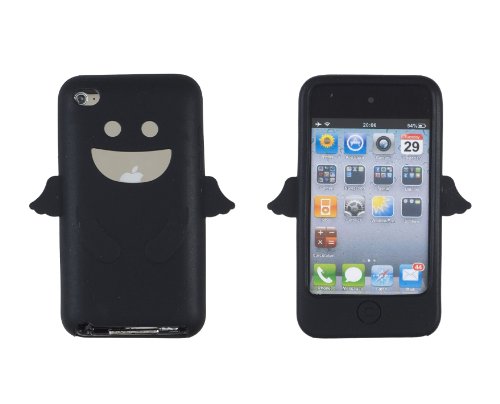 Black Angel Case for Apple iPod Touch 4G (4th Generation)