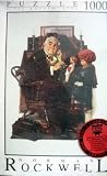 Norman Rockwell Doctor and the Doll 1,000 Pcs. Puzzle Plus Fix Puzzle Glue