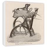 Low Price on SEWING MACHINE DOG POWER - Canvas - Medium - 30x45cm