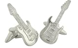 Guitar Cufflinks For Heroes, Sterling Silver, Handmade Guitar Cufflinks For Heroes, Sterling Silver, Handmade