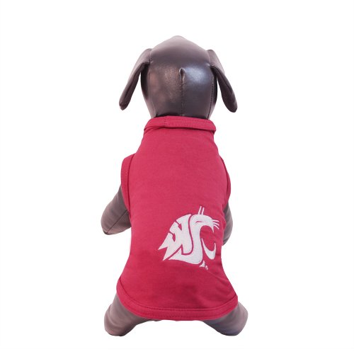 NCAA Washington State Cougars Cotton Lycra Dog Tank Top, X-Large