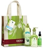 CUCINA Kitchen Set in Tote Bag - Lime Zest & Cypress