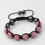 QUALITY PINK SHAMBALLA CRYSTAL DISCO...