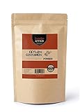 Herb Affair Organic Ceylon Cinnamon Powder (Freshly Ground) - 1 Pound Bulk Package - Also Referred to As "True Cinnamon" or "Real Cinnamon"