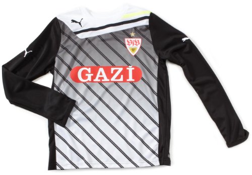 PUMA Kinder Torwarttrikot VFB Stuttgart Promo, black-white, 164, 740085 02 Preisvergleich