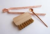 3 teiliges Set Räucherzubehör für Räucherwerk, Räuchermischung, Räucherkohle