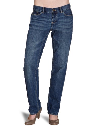 Eddie Bauer Damen Jeans Normaler Bund, 23117094, Gr. 40/30 (8), Blau (Dark Denim) Preisvergleich