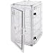 Bel-Art Scienceware 420741002 Clear Secador 4.0 Vertical Desiccator Cabinet with Gas Port and 3 Shelves, 13.4" Width x 20.4" Height x 16.3" Depth