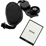 GTMax Glass LCD Screen Protector + Black SLR Hand Strap Hand Grip Holder fo ....