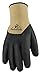 Wells Lamont 555M Men's HydraHyde Cold Weather Work Gloves, Water-Resistant Latex Coating, Medium, Grey, Red/Orange