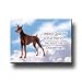 Doberman Pinscher True Friend Fridge Magnet No 2