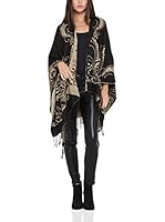 Lili Rose Poncho Tara (Negro / Beige)