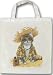 Katzen Tasche - Katze Hawai Hut Sonnen�l Tabby Tan Sunscreen Mietze Felidae Pussi Katzenklo Miau Einkaufstasche Tragetasche Stoffbeutel Beutel Bag Geschenk Geburtstag T-Shirt