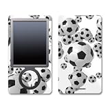 Lots of Soccer Balls Design Zune 30GB Skin Decal Protective Sticker