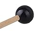 Yibuy 380mm Soft Plastic Head Xylophone Unwood Mallets with 30mm Head Set of 2