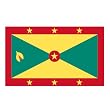 Grenada 2ft x 3ft Nylon Flag