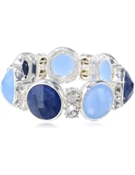 Anne Klein "Colorful Waterfall" Multi-Stretch Bracelet, 2.8"