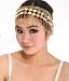 Bellyqueen Belly Dance Metal Headband With Two-Rows Coins, Gold & Silver For Choose, Price/Piece
